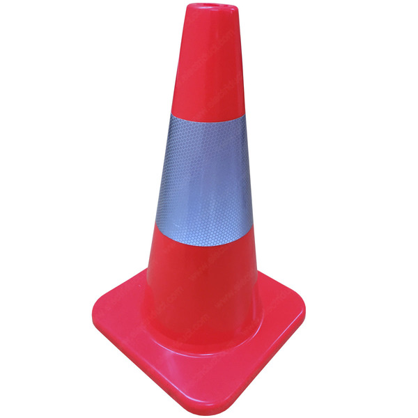 Electriduct Traffic Cone with Reflective Collar- 18"- Orange Base TC-ED-18R